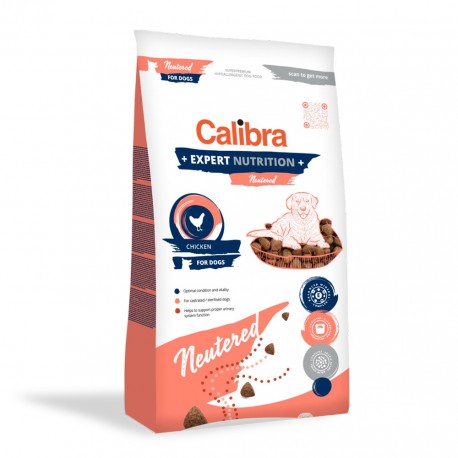 Calibra Expert Nutrition Neutered - Croquettes au poulet pour chien stérilisé ou castré