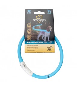 Collier lumineux LED de sécurité pour chien SEECURITY par DUVOPLUS